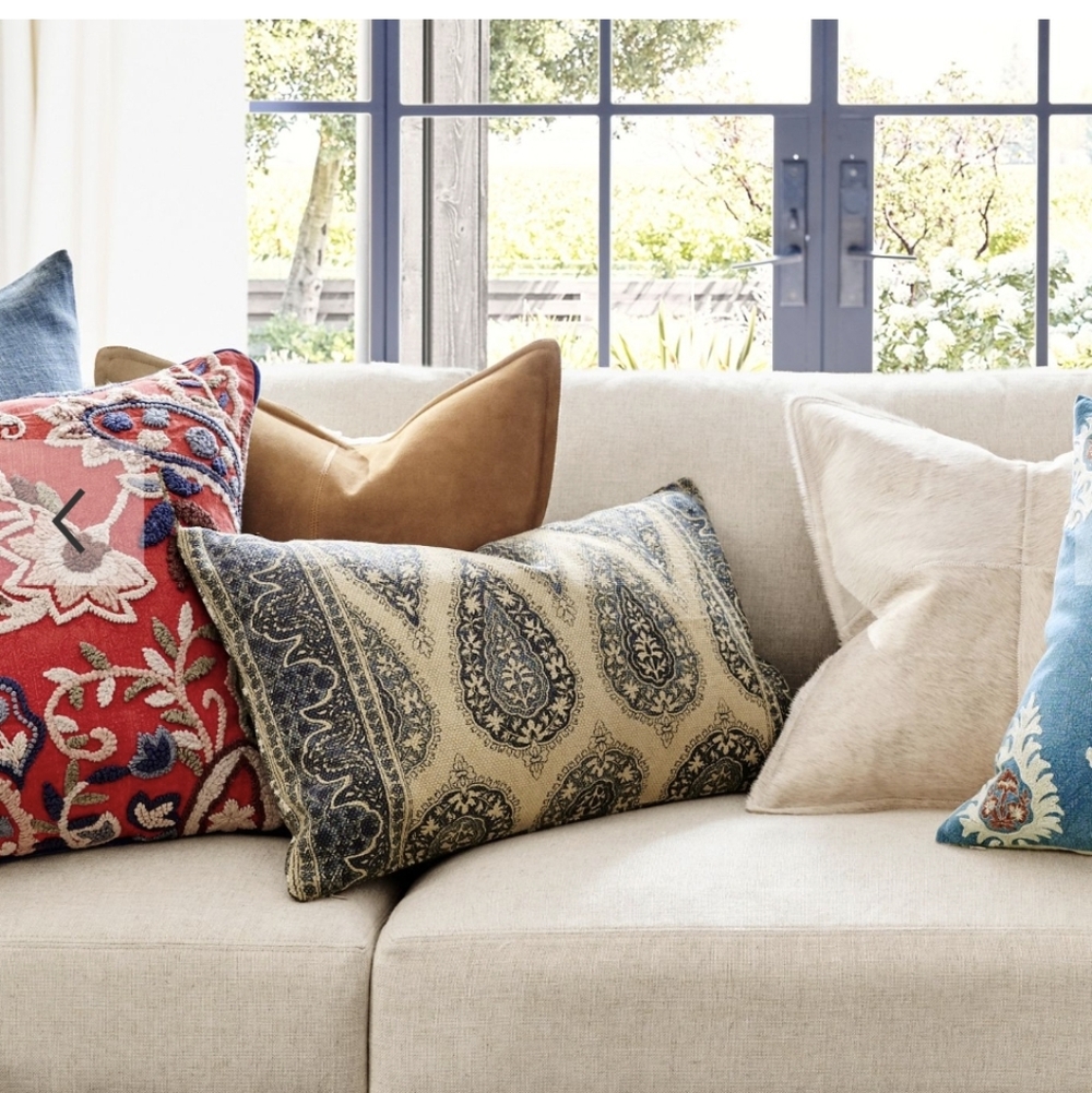 Pottery Barn Abel Reversible Lumbar Pillow Cover